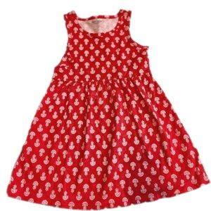 NWT! Toughskins Girl's Red and White Dress Size 4T